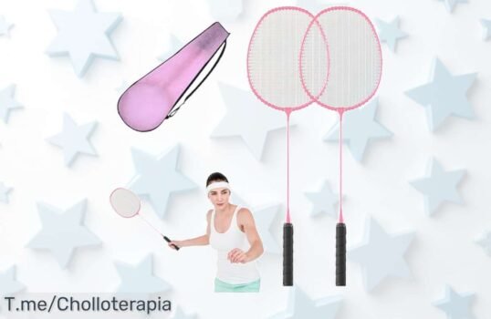 Diviértete al máximo con el juego de raquetas de bádminton ligero para niños, ¡un super chollo que fomenta la amistad y el ejercicio! ¡Aprovecha esta oferta única antes de que se acabe!