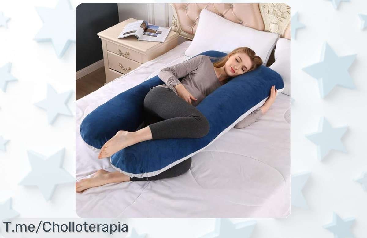 Duerme como un bebé con nuestra almohada de cuerpo completo en forma de U: suave y adorable, ¡super chollo por tiempo limitado! No te quedes sin la tuya y despierta feliz.