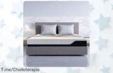 Duerme como un rey con nuestro colchón de gel a precio loco, alivia tu presión y mejora tus noches; ¡aprovecha este ofertón limitado y compra ya!