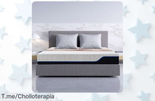 Duerme como un rey con nuestro colchón de gel a precio loco, alivia tu presión y mejora tus noches; ¡aprovecha este ofertón limitado y compra ya!