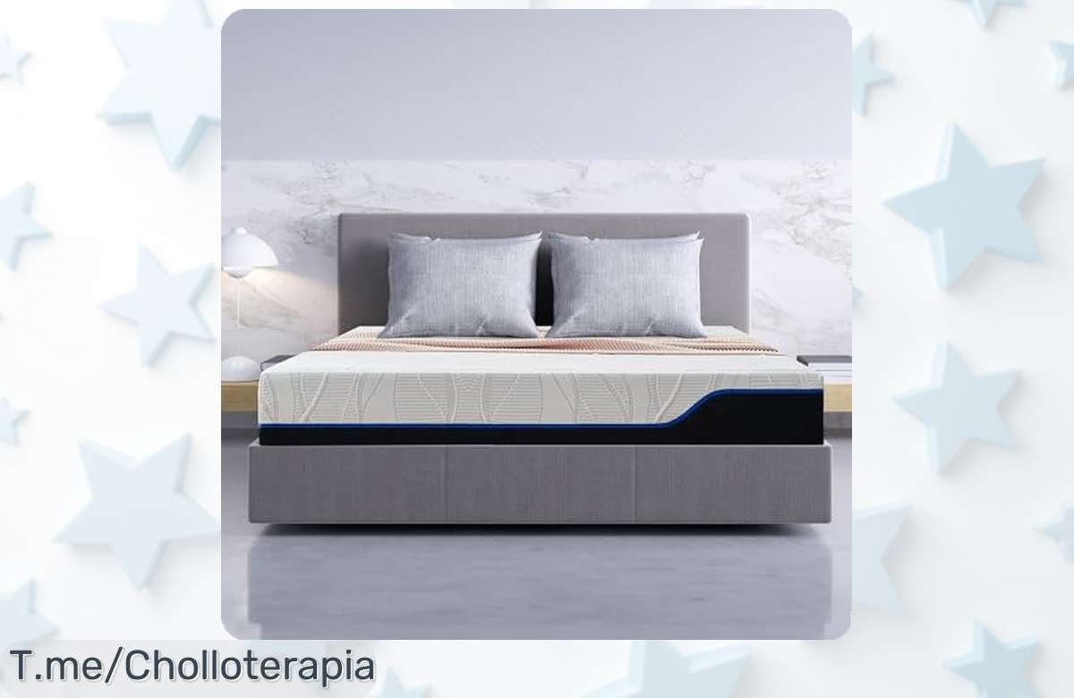Duerme como un rey con nuestro colchón de gel a precio loco, alivia tu presión y mejora tus noches; ¡aprovecha este ofertón limitado y compra ya!
