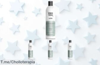 Fortalece tu melena con Revlon ProYou Champú Anticaída, un super chollo en paquete de 4 que hidrata y limpia suavemente ¡Aprovecha este ofertón antes que se agote!