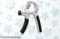 Fortalece tus manos y antebrazos con Happymots, ajustable de 5 a 60kg; ¡super chollo ideal para deportistas! No te quedes sin el tuyo, oferta limitada