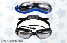 Gafas de natación a prueba de agua y niebla con visibilidad total, ¡super chollo! Aprovecha este ofertón limitado antes que se agoten ¡Compra ya y sumérgete en la diversión!