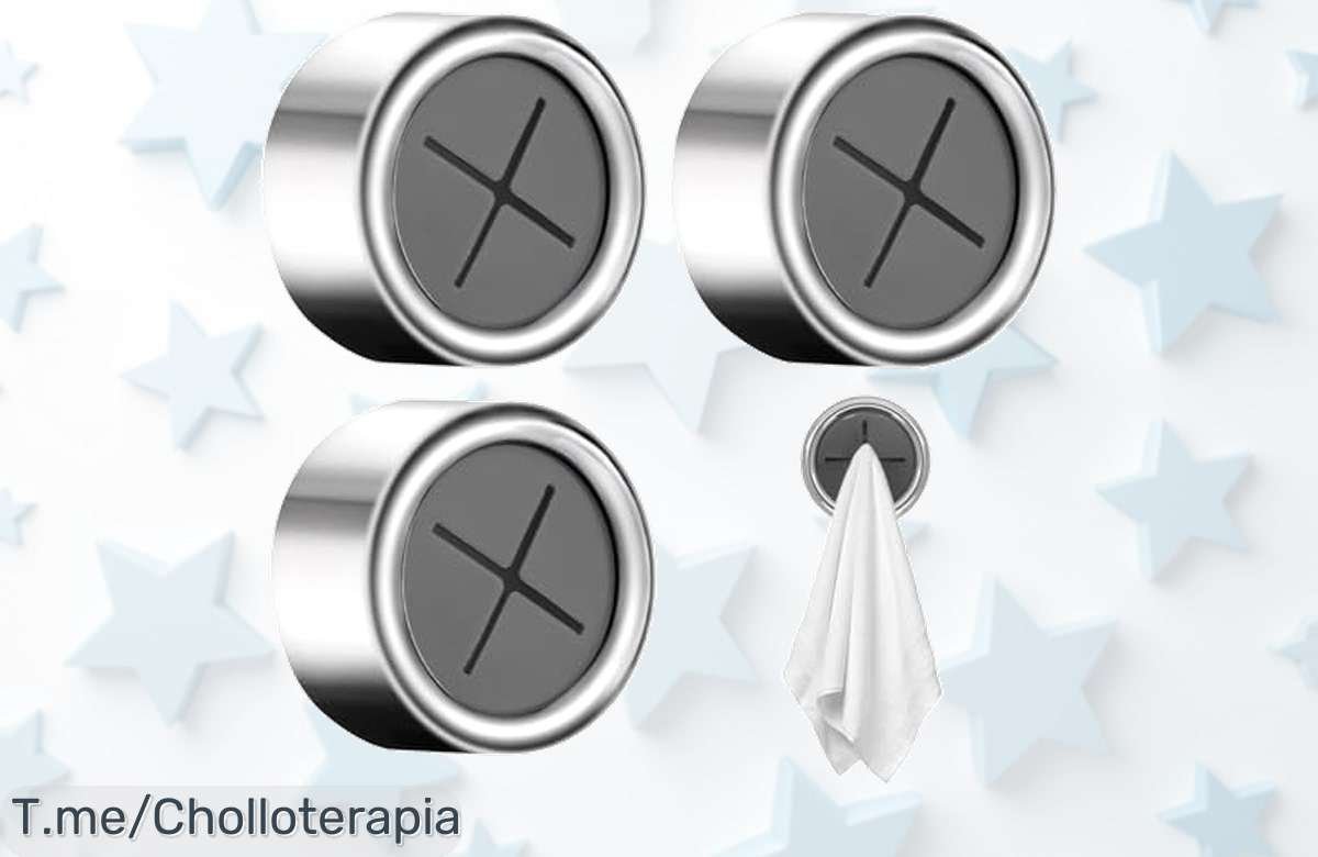Ganchitos Adhesivos A Un Precio Loco: Impermeables Y Listos En Segundos Para Que Tus Toallas Luzcan Perfectas. ¡Aprovecha Este Ofertón Único Antes De Que Se Agote!