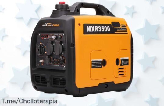 Generador inversor de 3300W a precio loco, energía lista para usar en casa ¡Aprovecha este ofertón y asegura tu respaldo energético antes que se agoten!