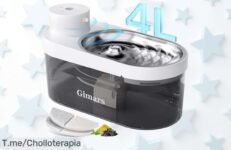 Gimars 4L: el bebedero mágico que garantiza agua fresca hasta 70 días ¡No dejes pasar este super chollo! Compra ahora y haz feliz a tu gato antes de que se agote