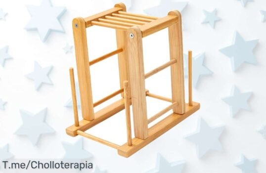 Haz espacio en tu cocina como nunca antes con este estante de madera, super chollo para mantener el orden al alcance ¡No te lo pierdas, oferta por tiempo limitado!