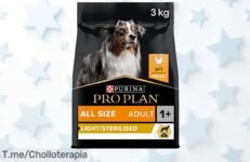 Haz feliz a tu perro con ProPlan All Size Light-Sterilised, el super chollo que controla su apetito y le ayuda a perder peso ¡Aprovecha este ofertón antes de que se agote!