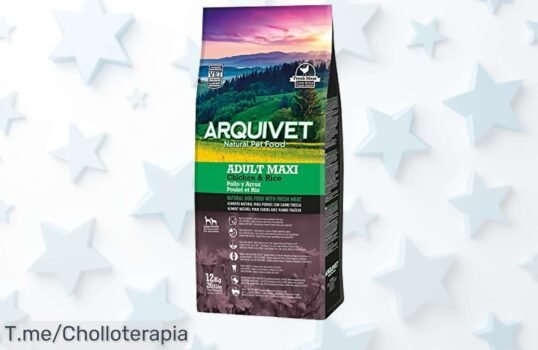 Haz feliz a tu perro con el súper chollo de ARQUIVET Pienso Premium Adult Maxi Pollo y Arroz: calidad increíble, salud garantizada ¡Compra ya antes de que se agote!