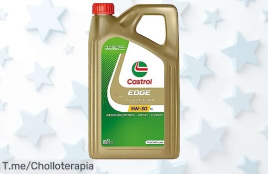 Haz que tu motor brille con Castrol EDGE 5W30 LL a precio loco y siente el rendimiento al máximo ¡Aprovecha este ofertón limitado antes de que se acabe!