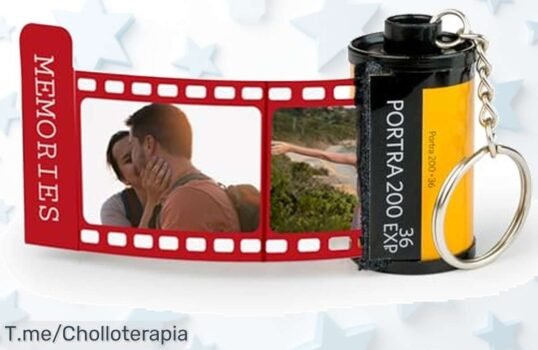 Haz que tus recuerdos brillen con el llavero Kodak, guarda 10 fotos de momentos únicos y sorprende en San Valentín Aprovecha este ofertón antes de que se acabe