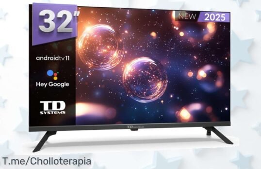 Hazte con la Smart TV de 32 pulgadas HD con Hey Google a un precio loco y disfruta tus series solo con tu voz, ¡apresúrate que quedan pocas unidades en este ofertón!