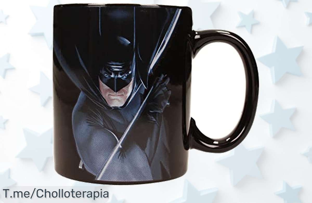 Hazte con la increíble taza cerámica de Batman a un precio loco, el regalo perfecto para tus amigos. ¡Ofertón limitado, no te quedes sin la tuya y actúa ya!