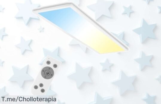 Ilumina tu hogar con el Panel LED Techo Regulable, un ofertón nunca visto que transforma cualquier espacio ¡Aprovecha este precio loco y actúa ya antes de quedarte sin él!