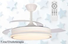 Ilumina tu hogar con el ventilador LED Surpino Blanco, un super chollo que transforma espacios y te brinda confort ¡Compra ya esta oferta limitada antes de que se agote!