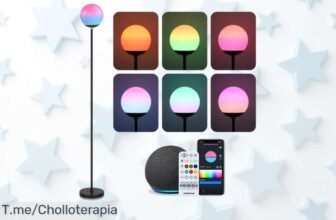 Ilumina tu hogar con la lámpara Aigostar Mesh: colores mágicos y control por voz, un precio loco que no podrás creer Compra ahora y transforma tu espacio antes de que se agote