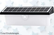 Ilumina tu vida con el Aplique Solar Exterior Rectangular: 500 Lúmenes, instalación rápida y super chollo que se apaga solo ¡Oferta limitada, compra ya antes de que desaparezca!