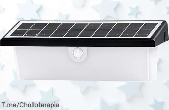 Ilumina tu vida con el Aplique Solar Exterior Rectangular: 500 Lúmenes, instalación rápida y super chollo que se apaga solo ¡Oferta limitada, compra ya antes de que desaparezca!