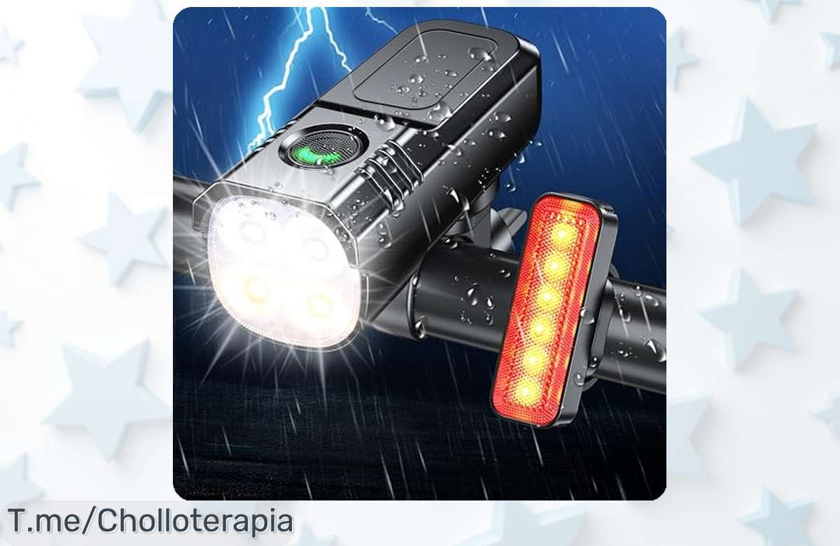 Ilumina tus aventuras sobre dos ruedas con nuestra increíble luz de 1300 lúmenes a un precio loco, aprovecha este ofertón y obtén tu descuentazo antes que se agote.