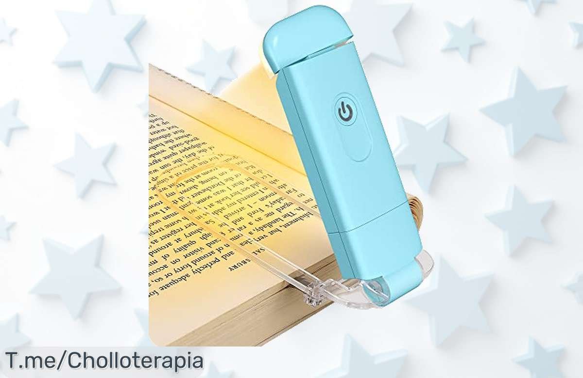 Ilumina tus noches con la increíble luz de libro DEWENWILS: brillo ajustable y carga USB. Aprovecha este ofertón excepcional antes que se agote, ¡compra ya!