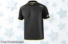 Impresiona a todos con la Camiseta Sparco GSGF y sus tiras reflectantes, ¡aprovecha este ofertón único antes que se agoten! No te quedes sin la tuya ya