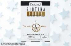 Impulsa tu belleza con Drasanvi Biotina Forte, el super chollo de 10,000 UG que mejorará tu cabello y uñas No esperes más, ¡oferta limitada! Hazte con el tuyo ya mismo