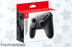Impulsa tu diversión al máximo con el Mando Pro Controller de Nintendo Switch, precio loco y libertad inalámbrica; ¡aprovecha este ofertón antes que se agoten!