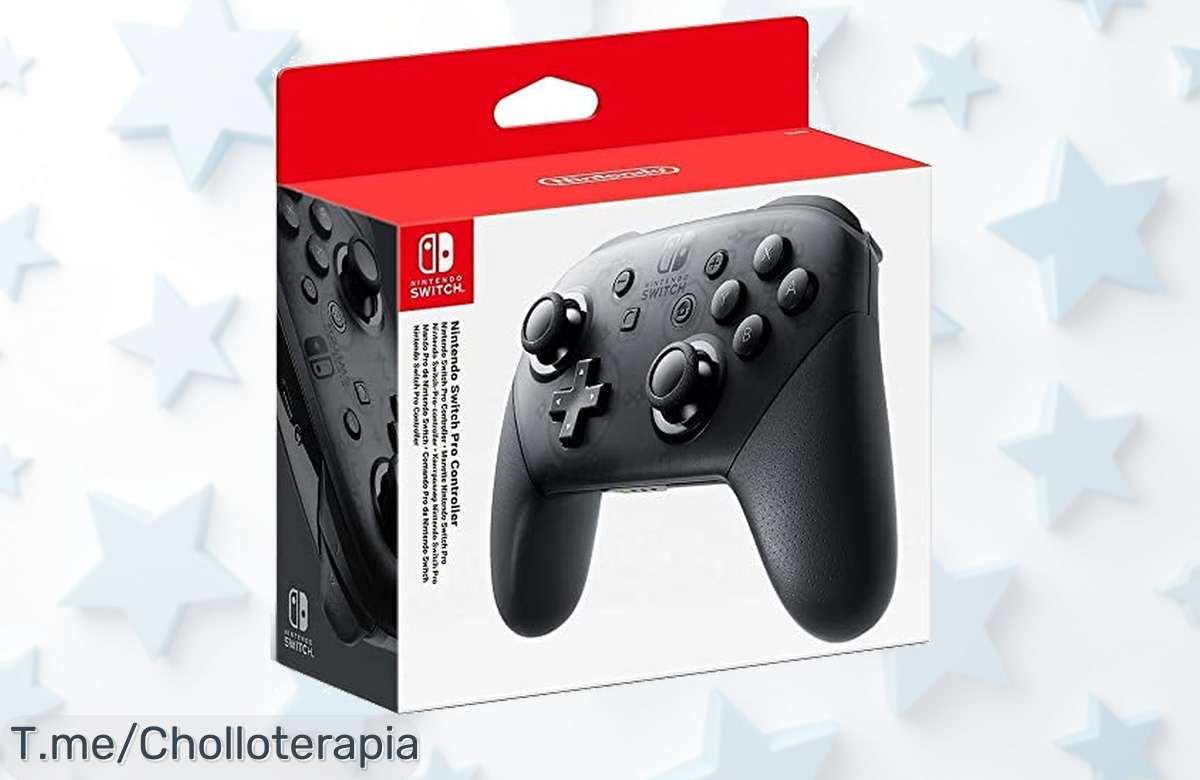 Impulsa tu diversión al máximo con el Mando Pro Controller de Nintendo Switch, precio loco y libertad inalámbrica; ¡aprovecha este ofertón antes que se agoten!