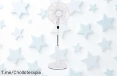 Impulsa tu frescura con el ventilador oscilante Amazon Basics: 12 velocidades y mando a distancia, ¡ofertón exclusivo por tiempo limitado! No dejes pasar este super chollo