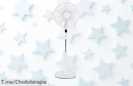 Impulsa tu frescura con el ventilador oscilante Amazon Basics: 12 velocidades y mando a distancia, ¡ofertón exclusivo por tiempo limitado! No dejes pasar este super chollo
