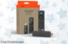 Increíble Amazon Fire TV Stick 4K Max a precio loco: inicio ultrarrápido y +2000 películas ¡No dejes pasar este super chollo, actúa ya antes que se agoten!