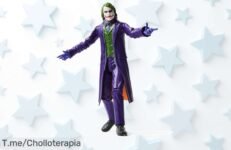 Joker El Caballero Oscuro a tu alcance con 11 puntos de articulación ¡un super chollo! Regalo ideal que no puedes dejar pasar, llévatelo ya antes de que se agote en este ofertón