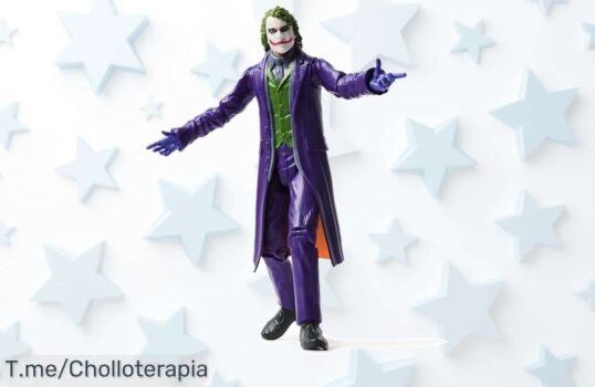 Joker El Caballero Oscuro a tu alcance con 11 puntos de articulación ¡un super chollo! Regalo ideal que no puedes dejar pasar, llévatelo ya antes de que se agote en este ofertón