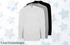 Llévate 3 camisetas ROLY de manga larga en un ofertón único, calidad y estilo nunca visto a precio loco Compra ya antes de que se agoten ¡No lo dejes pasar!