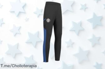 Lucir genial nunca fue tan fácil: atrapa los pantalones de chándal Manchester United en un super chollo y siente la energía del campeón que llevas dentro, ¡compra ya!