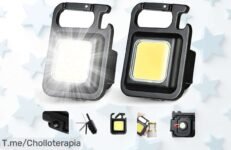 Mini linterna LED multifuncional a precio loco, carga USB y llavero incluido; ilumina tu aventura con este super chollo ¡Compra ya antes de que se agote!