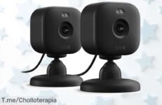 No dejes pasar este ofertón: 2 cámaras Blink Mini 2 con visión nocturna y audio bidireccional a un precio loco ¡Compra ya antes de que desaparezcan!