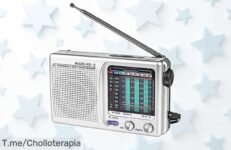 No dejes pasar este ofertón: Radio portátil AM-FM-SW para emergencias y diversión al aire libre a un precio loco ¡Compra ya, que la oferta es por tiempo limitado!