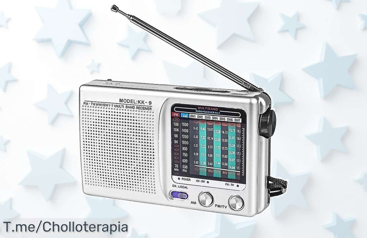 No dejes pasar este ofertón: Radio portátil AM/FM/SW para emergencias y diversión al aire libre a un precio loco. ¡Compra ya, que la oferta es por tiempo limitado!