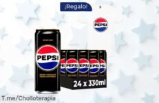 ¡No dejes pasar este ofertón único! Pack Regalo Pepsi Max Zero Azúcar y Cafeína con 24 Latas + Camiseta a un precio loco ¡Celebra cada instante, compra ya antes que se agote!