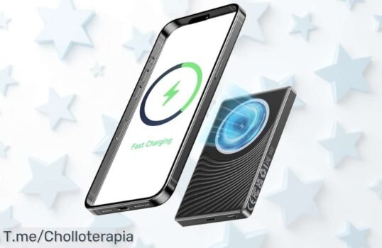 Nunca te quedes sin batería, aprovecha este ofertón de batería externa magnética al precio de locura y carga en un instante ¡Compra ya antes que se agote!