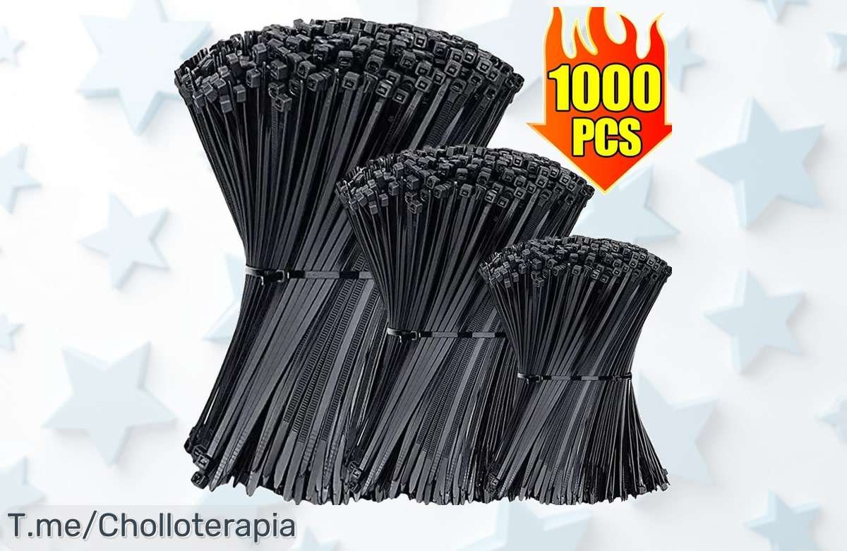 Organiza tu hogar y oficina con bridas de nailon: ¡super chollo a precio de ganga! No pierdas la oportunidad, oferta limitada. Consíguelas antes que se agoten.