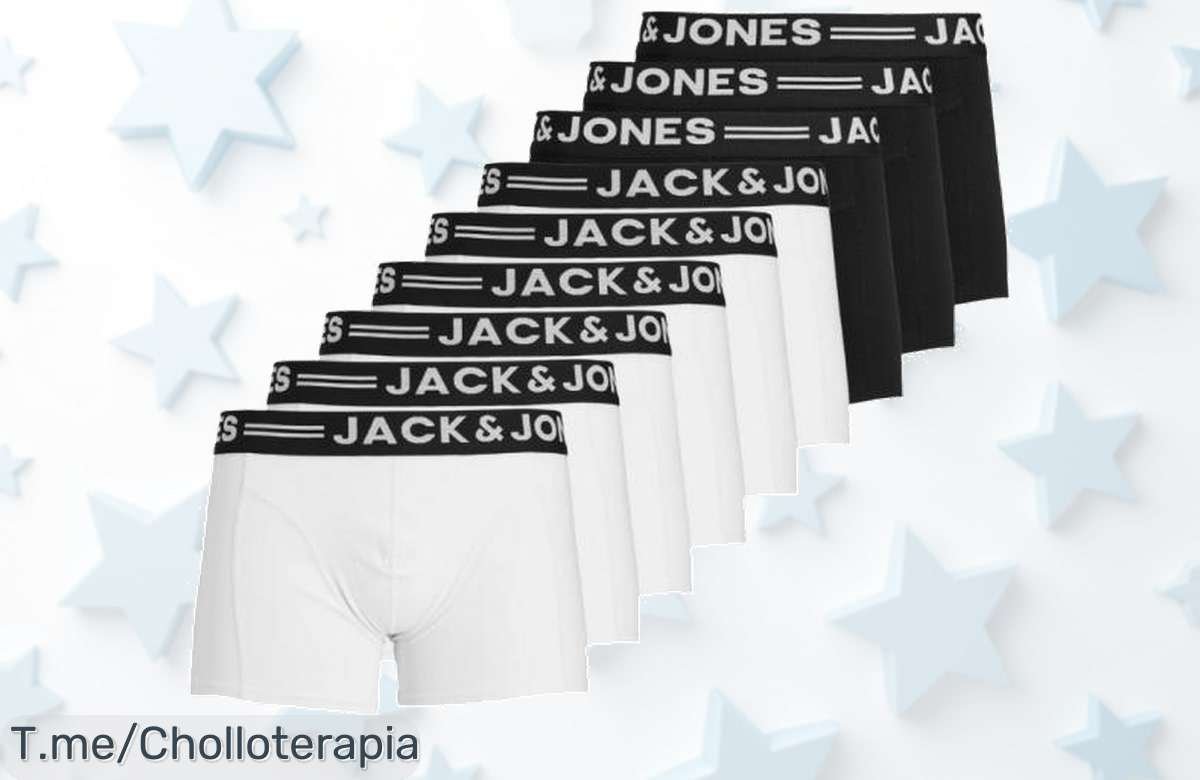 Pack de 9 Bóxers Jack & Jones a Precio Loco – Cómodos y Multicolor, ¡Aprovecha Este Ofertón Único Antes de que Se Agoten! Calidad y Diversión en Tu Armario Ya.