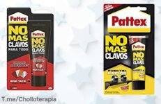 Pattex No Mas Clavos: el adhesivo extrafuerte que resiste todo Aprovecha este ofertón único y asegura tu pegamento ideal antes de que se agote, ¡actúa ya!