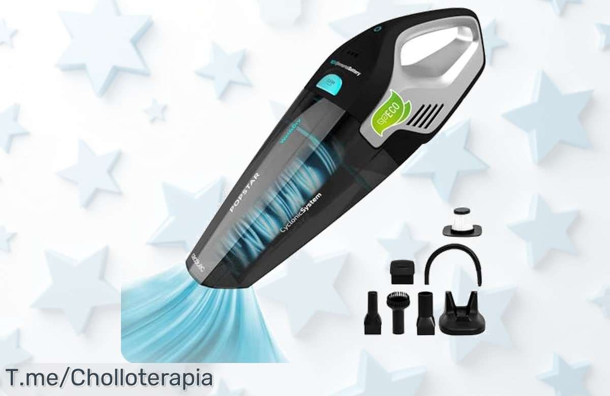 Potencia al instante y limpieza sin esfuerzo con el Cecotec Conga Popstar Micro: succión brutal y capacidad única. ¡Aprovecha este super chollo antes que se acabe!