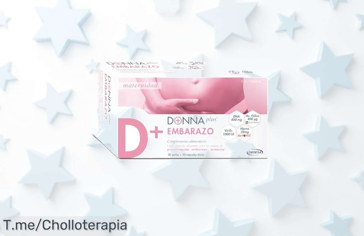 Potencia el futuro de tu bebé con DONNAplus Embarazo: ¡super chollo que apoya su desarrollo cerebral y evita defectos! Consíguelo ya, esta oferta nunca se repite.