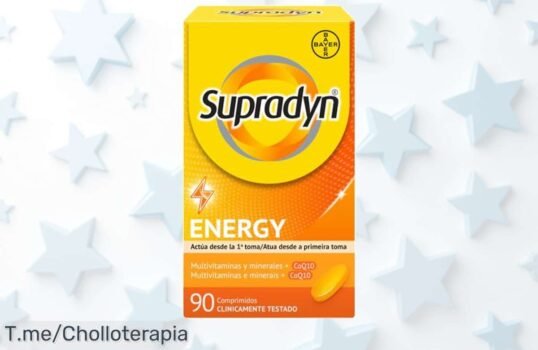 Potencia tu día con Supradyn: 90 días de energía y defensas top por un precio loco Mejora tu bienestar desde la primera toma ¡No te lo pierdas, oferta limitada!