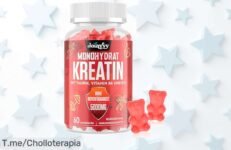 Potencia tu energía en el gym con gominolas de creatina a un precio loco, sabor irresistible y absorción rápida ¡Aprovecha este ofertón antes que se agoten!