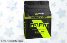Potencia tus músculos con Whey Fit de MASmusculo a precio loco: ¡un chollo nutritivo que no puedes dejar escapar! Apúrate, la oferta es limitada y se están agotando